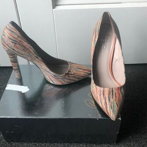 Donald Pliner Multi Painted Tree Cork shoe